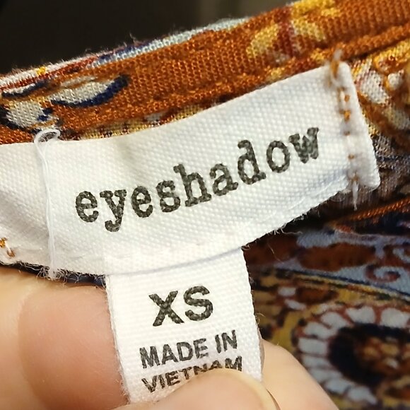 Eyeshadow multicolor 3/4 sleeve blouse - XS - Picture 6 of 6